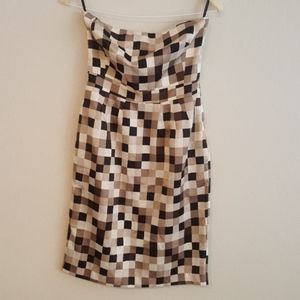 Banana Republic Checked Dress 6r
